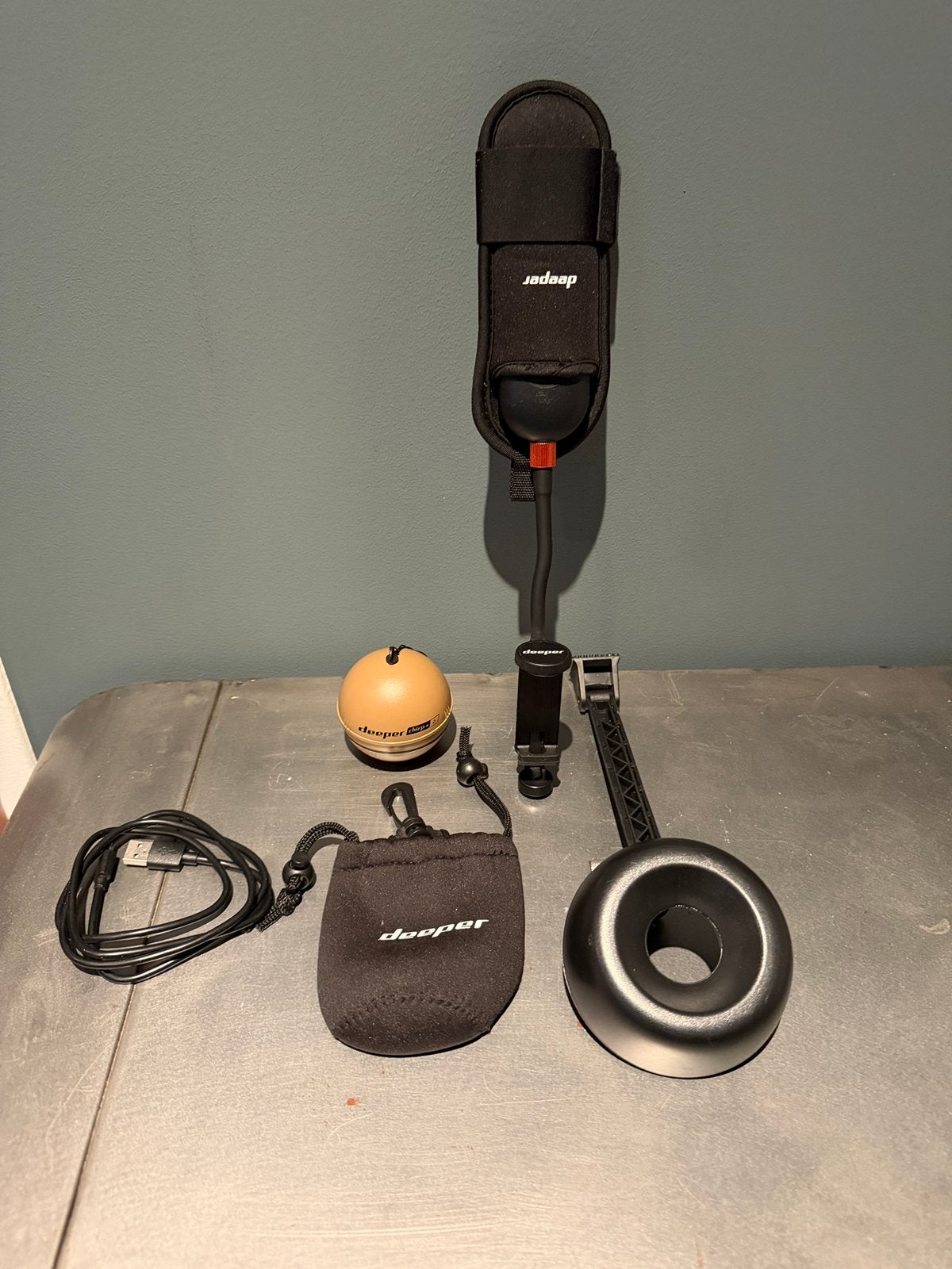 Deeper shirp 2+ met range extender zgan, Watersport en Boten, Hengelsport | Karpervissen, Ophalen of Verzenden, Zo goed als nieuw