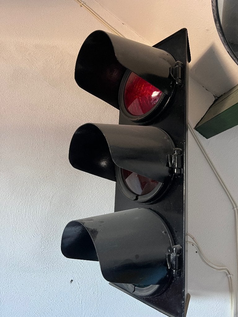 stoplicht met bevestigbeugel, Ophalen