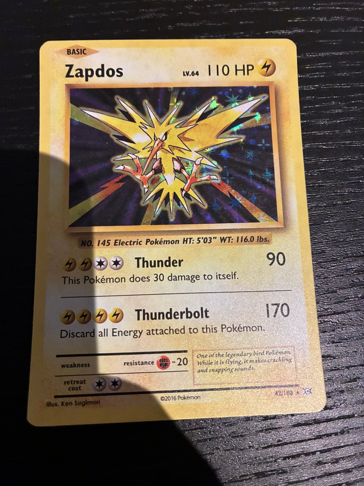 Zapdos, Ophalen of Verzenden, Zo goed als nieuw