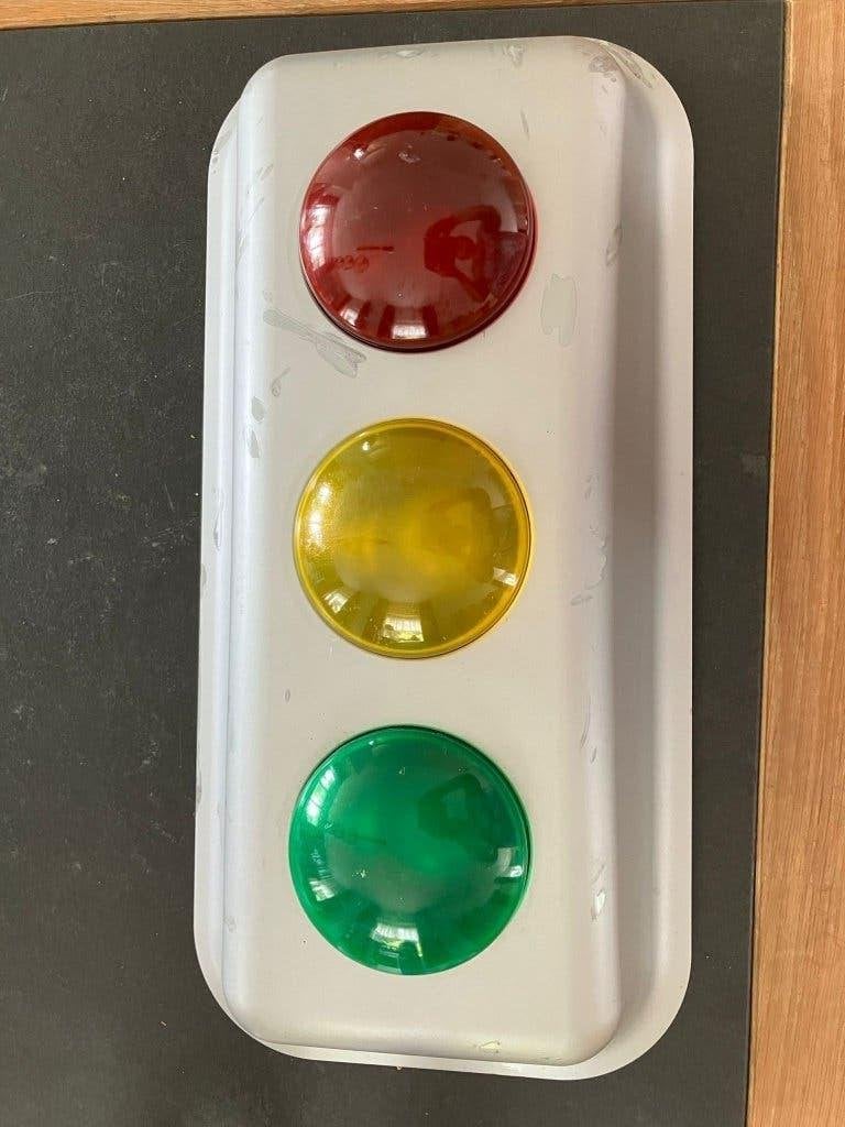 Leuk stoplicht met 3 lampen, Ophalen of Verzenden, Gebruikt