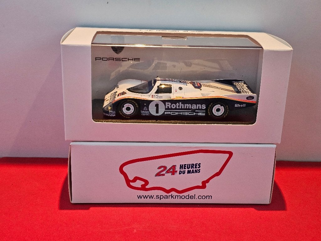 Porsche 962 C LH, car # 1, Winner Le Mans 1986. NIEUWstaat, Ophalen of Verzenden, Zo goed als nieuw, Auto, Overige merken