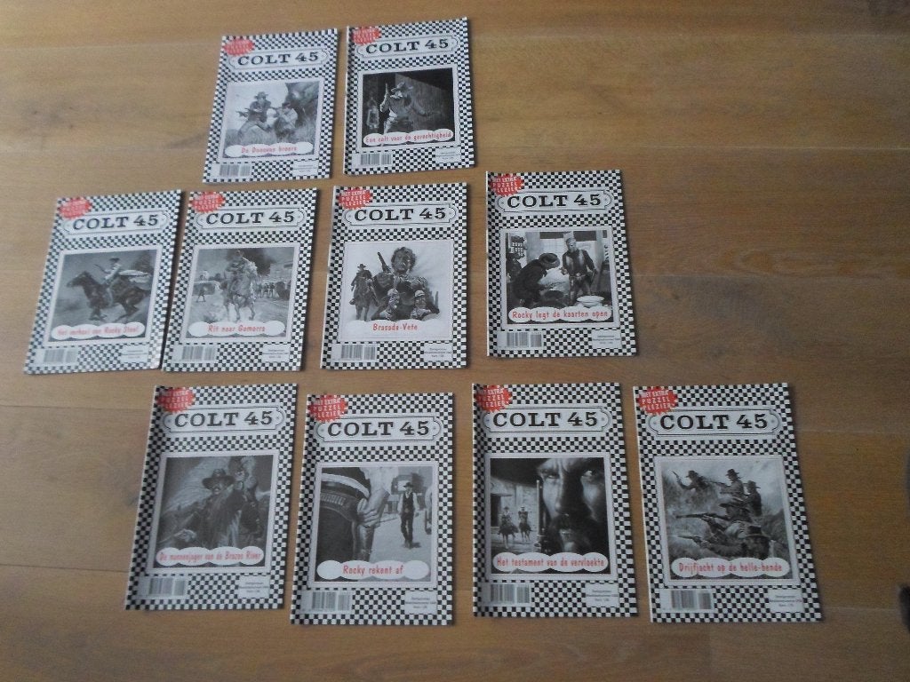 10 western Colt 45 boekjes, Ophalen of Verzenden, Gelezen