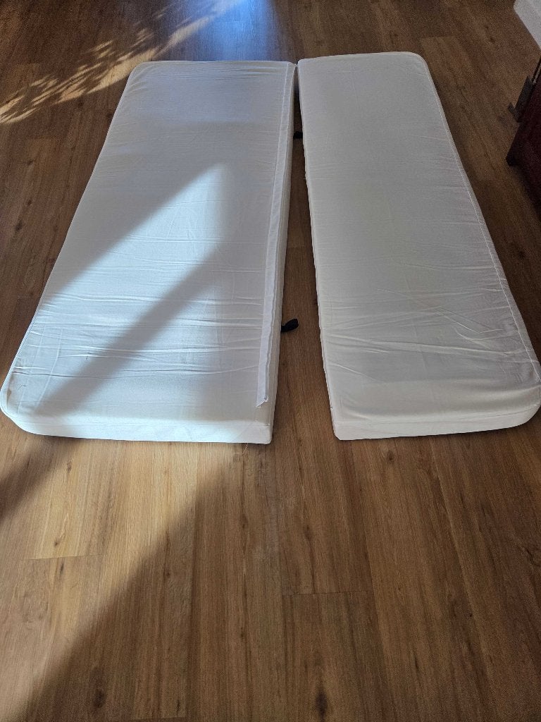 IKEA NYHAMN Foam Matras 140x200 - Zo goed als nieuw, Ophalen, Gebruikt, Tweepersoons, 140 cm