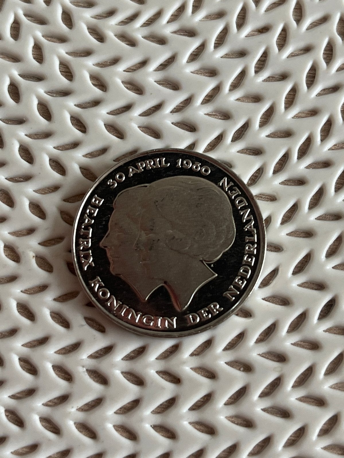 2½ Gulden Koningin Beatrix 1980, Koningin Beatrix, Zilver, Ophalen of Verzenden, Losse munt