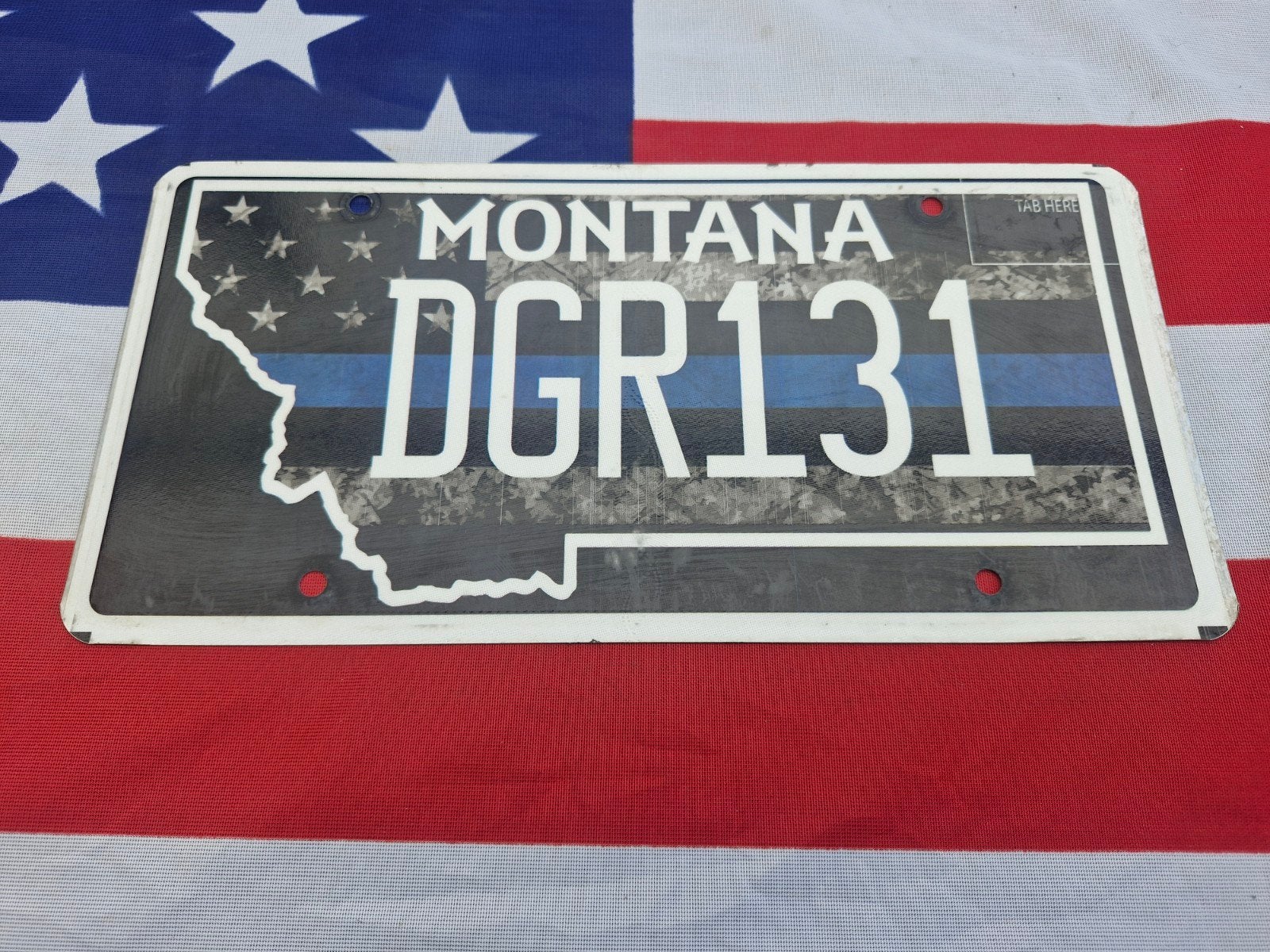Kentekenplaat Montana USA Nummerplaat nummerbord License, Verzenden, Gebruikt, Auto's