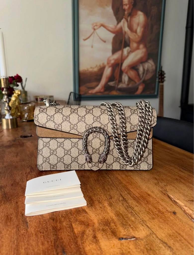 Gucci Dionysus Handbag, Ophalen, Zo goed als nieuw, Zwart, Dame