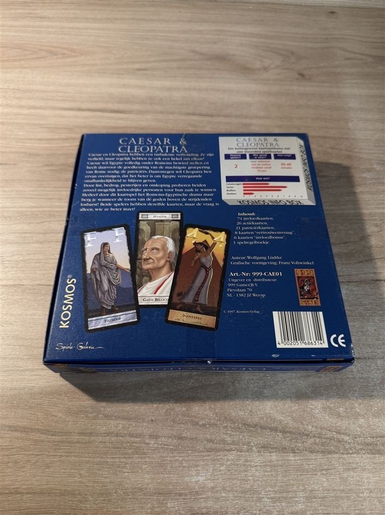 Caesar en cleopatra - 999 games - s6542, Verzenden, Zo goed als nieuw