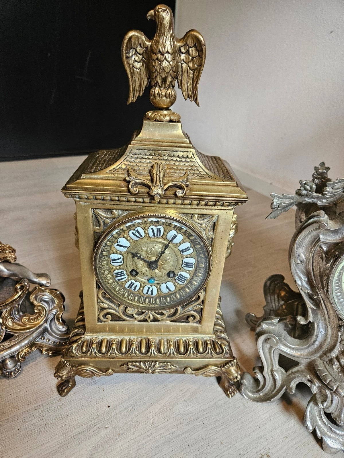bronze pendule, Ophalen of Verzenden