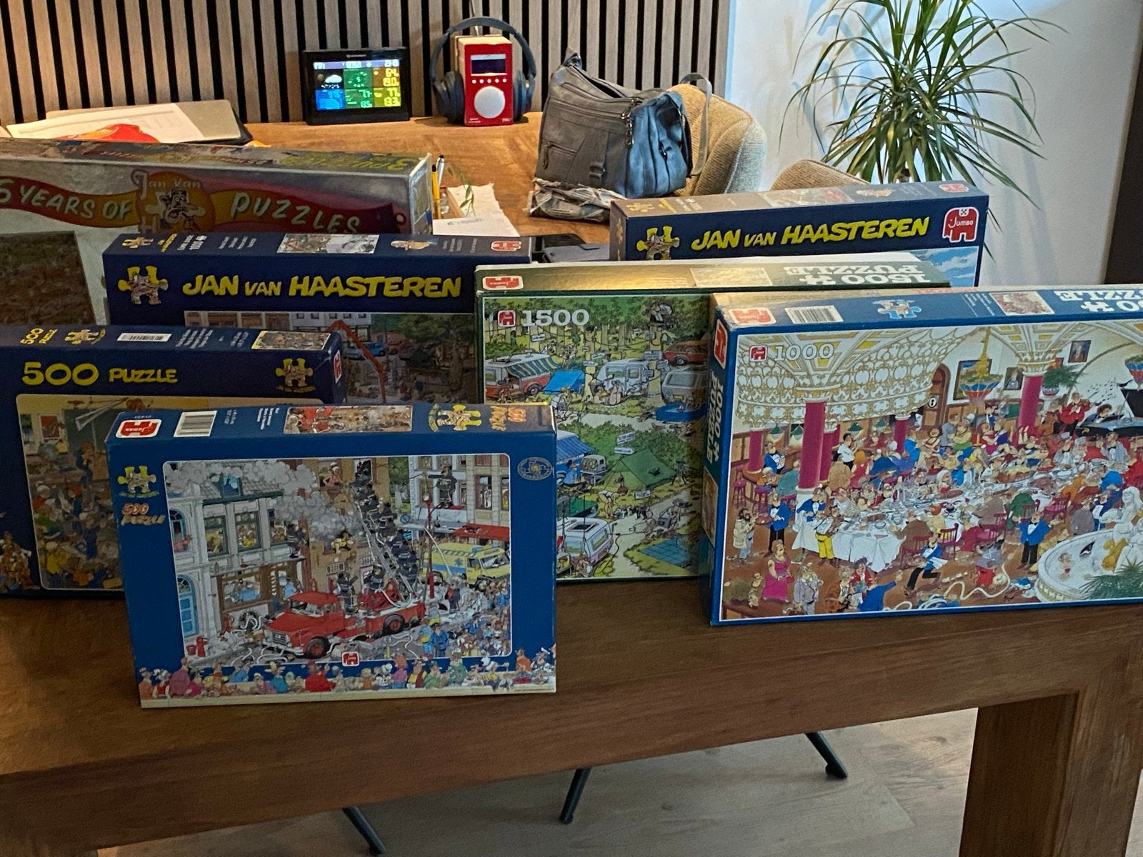 Jan van Haasteren Puzzels - Diverse Aantallen Stukjes, Ophalen of Verzenden, 500 t/m 1500 stukjes, Gebruikt, Legpuzzel