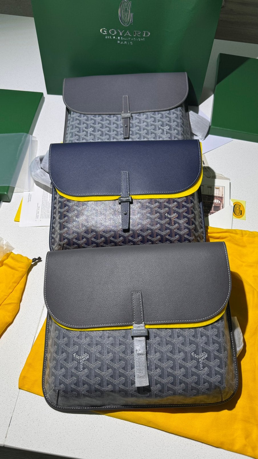 goyard coursier tas, Ophalen of Verzenden, Nieuw, Blauw, Overige merken