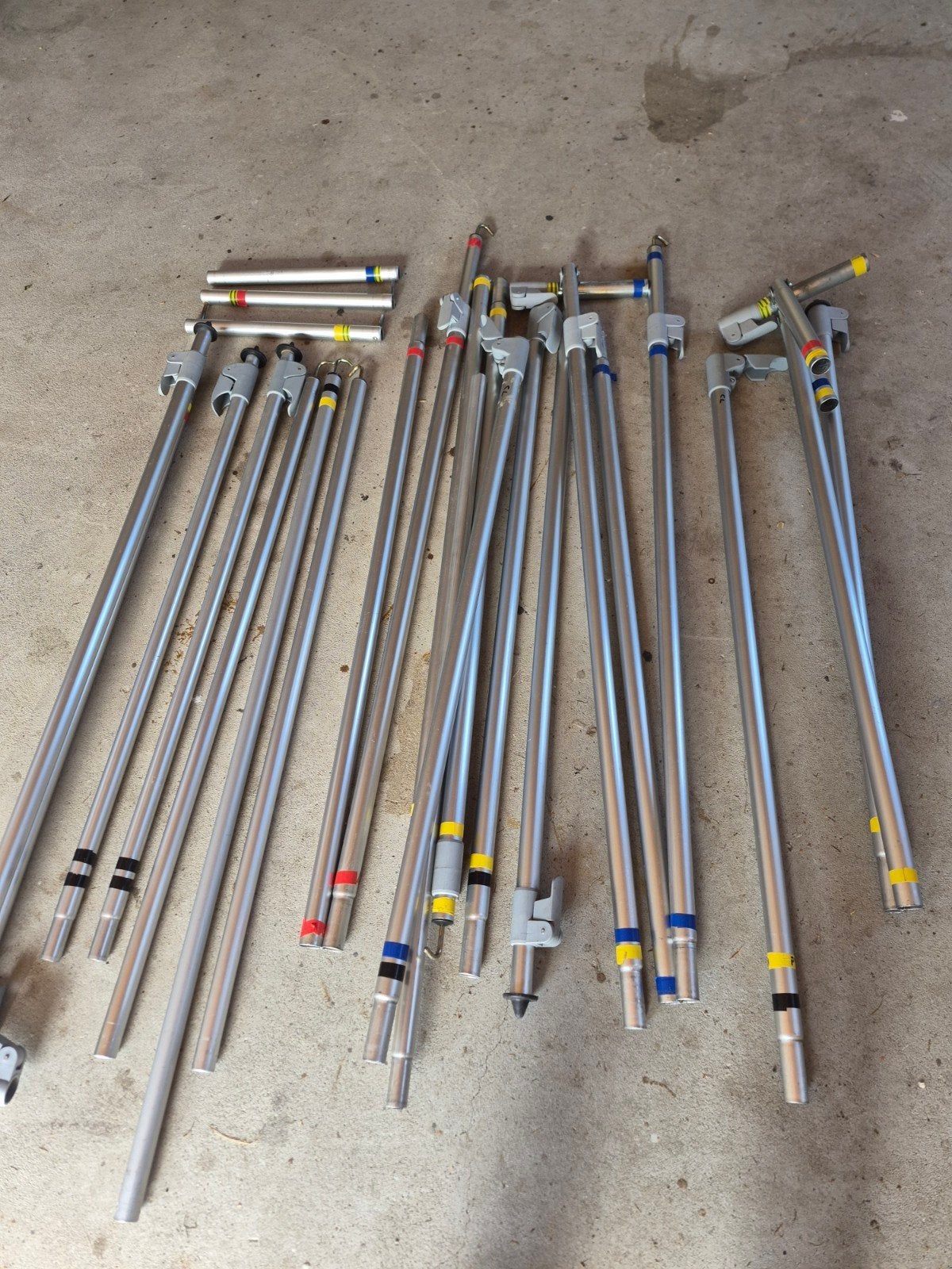 Voortent aluminium Frame, Ophalen