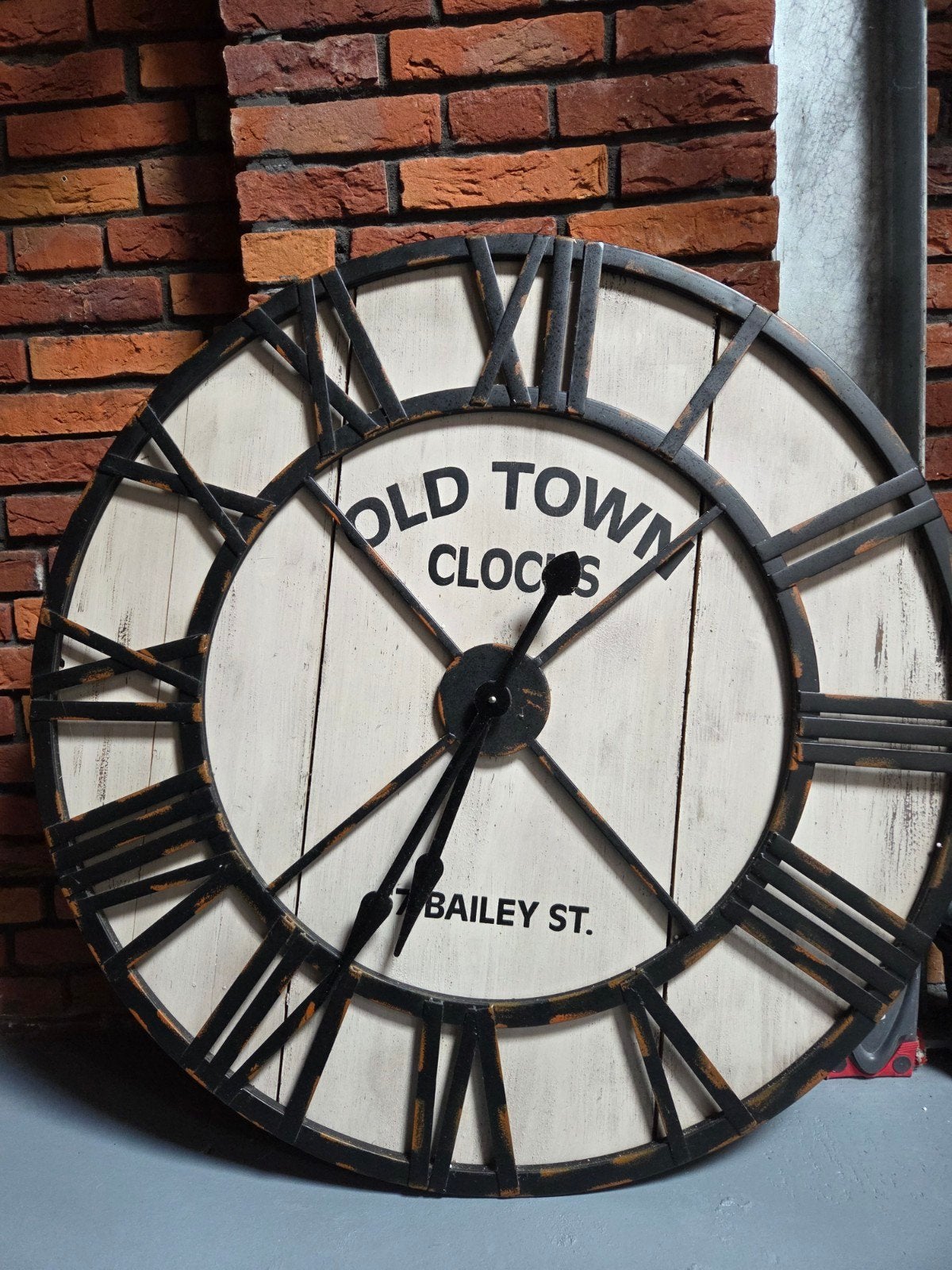 Grote wandklok 'Old Town Clocks' - 91cm diameter, Ophalen