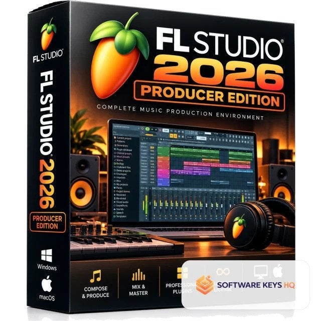 FL Studio 2026 Producer Edition — Lifetime (Mac & PC), Ophalen of Verzenden, MacOS
