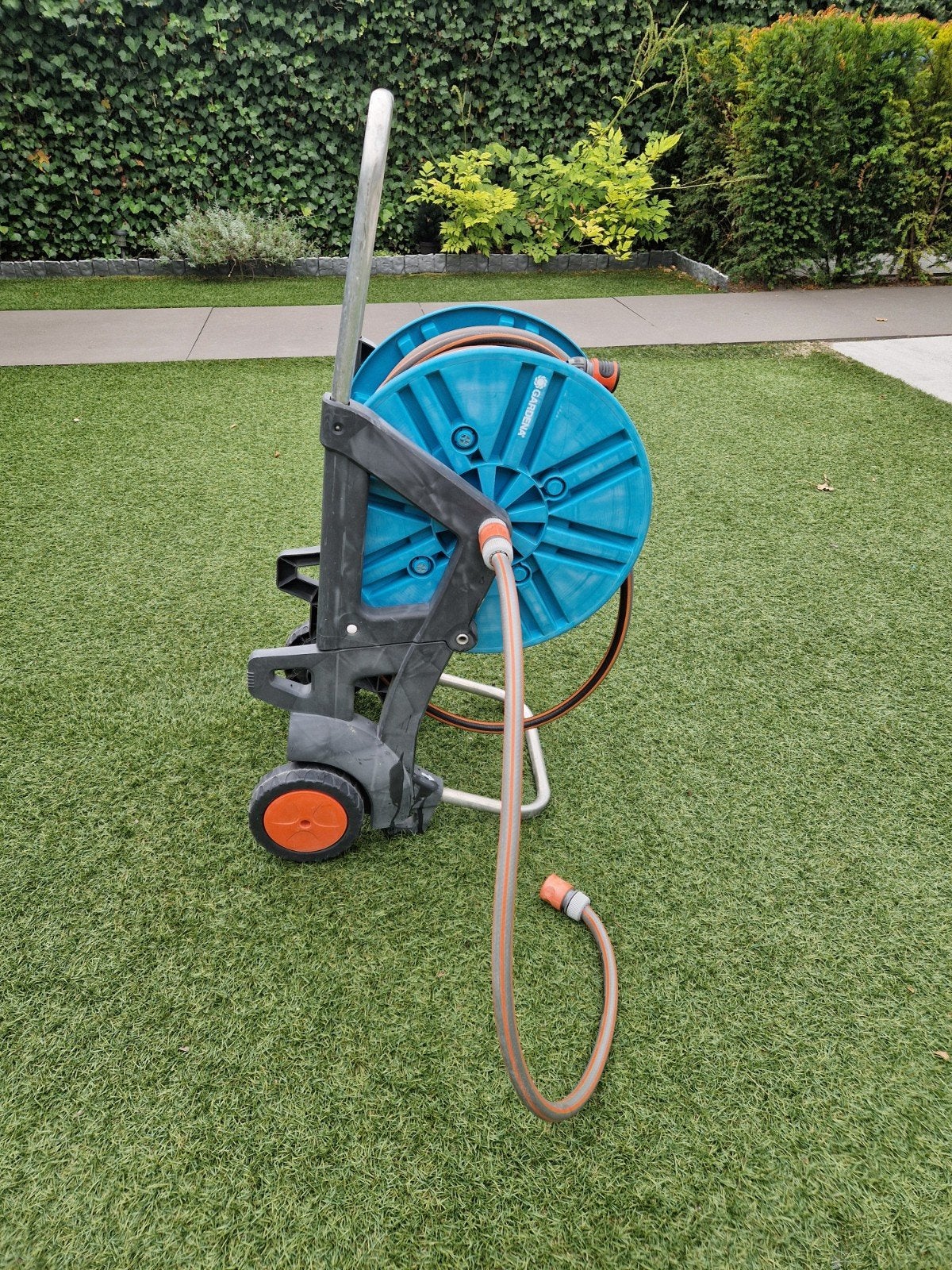 Gardena slanghaspel 30 meter, Tuin en Terras, Tuinslangen, Ophalen, Gebruikt