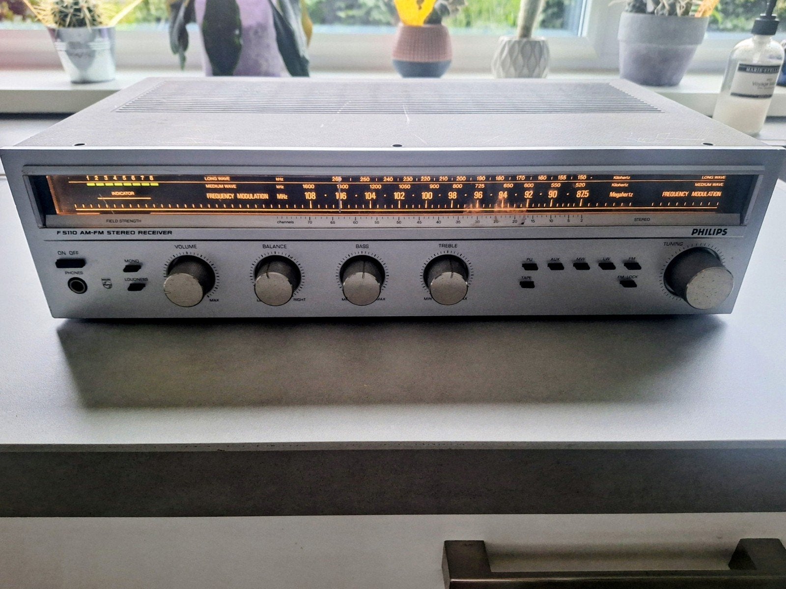 Philips F 5110 reciever, Overige merken, Gebruikt, Ophalen of Verzenden, Minder dan 60 watt