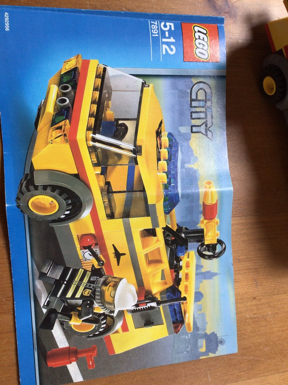 LEGO INSTRUCTIES LUCHTHAVENBRANDWEER van 7891, Lego, Overige typen, Ophalen of Verzenden, Inclusief instructies