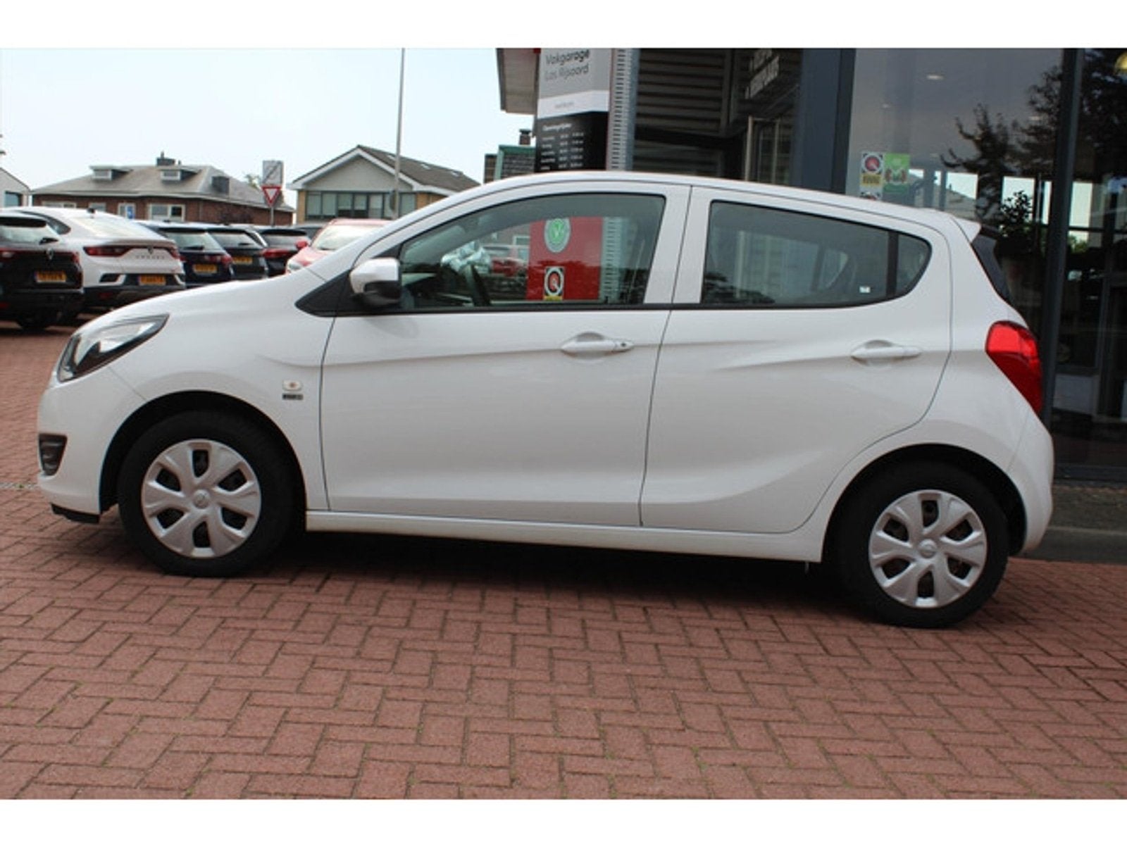 Opel KARL 1.0 *120 Edition* | Cruise Control | A/C | Topper!, Auto's, 839 kg, Stof, Gebruikt, Wit