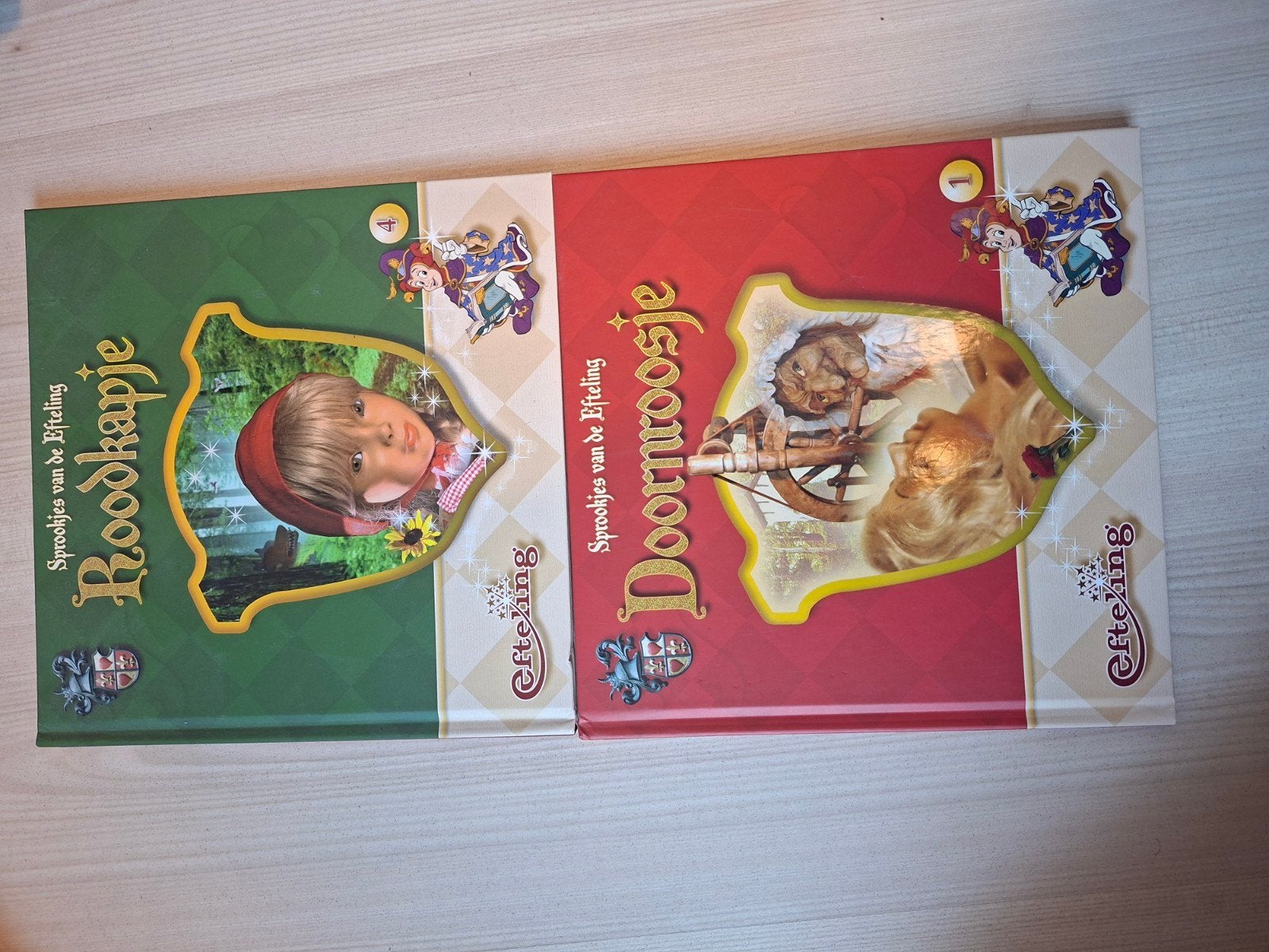 Efteling Sprookjesboeken: Roodkapje en Doornroosje, Boeken, Sprookjes en Fabels, Ophalen, Zo goed als nieuw, Efteling