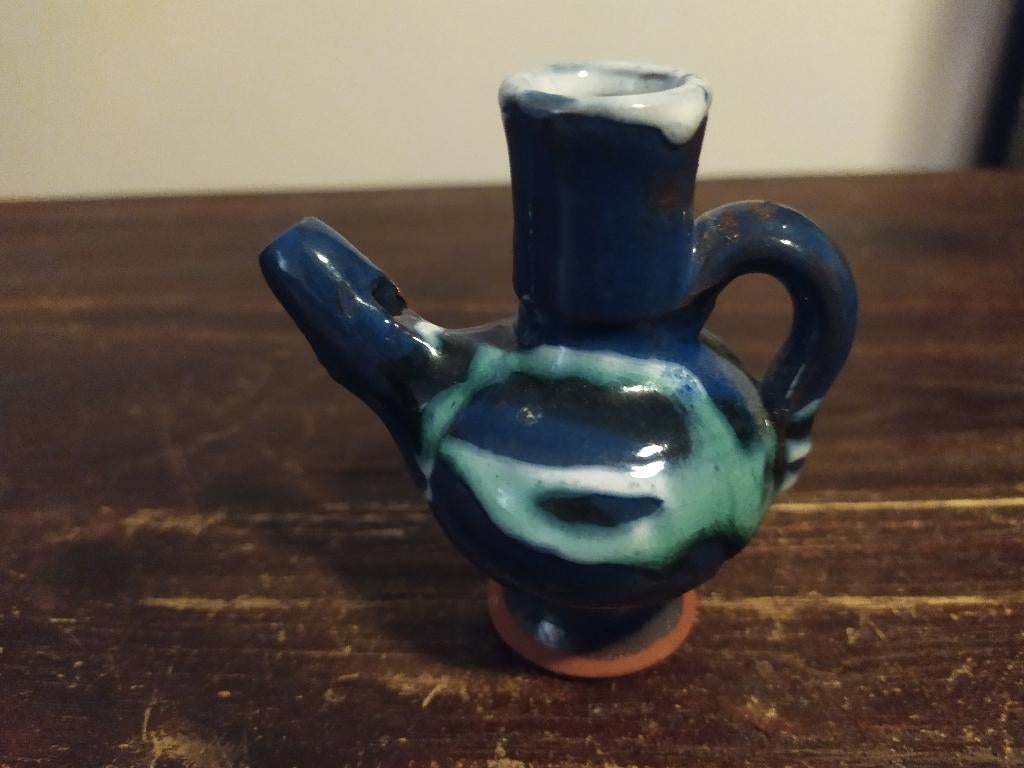 Mooi geglazuurd aardewerk vogelfluitje Provence Taraïette, Antiek en Kunst, Antiek | Keramiek en Aardewerk, Ophalen of Verzenden
