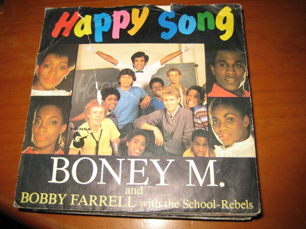 Boney M.: Happy Song (with School Rebels) (NO39), Ophalen of Verzenden, Zo goed als nieuw, Pop