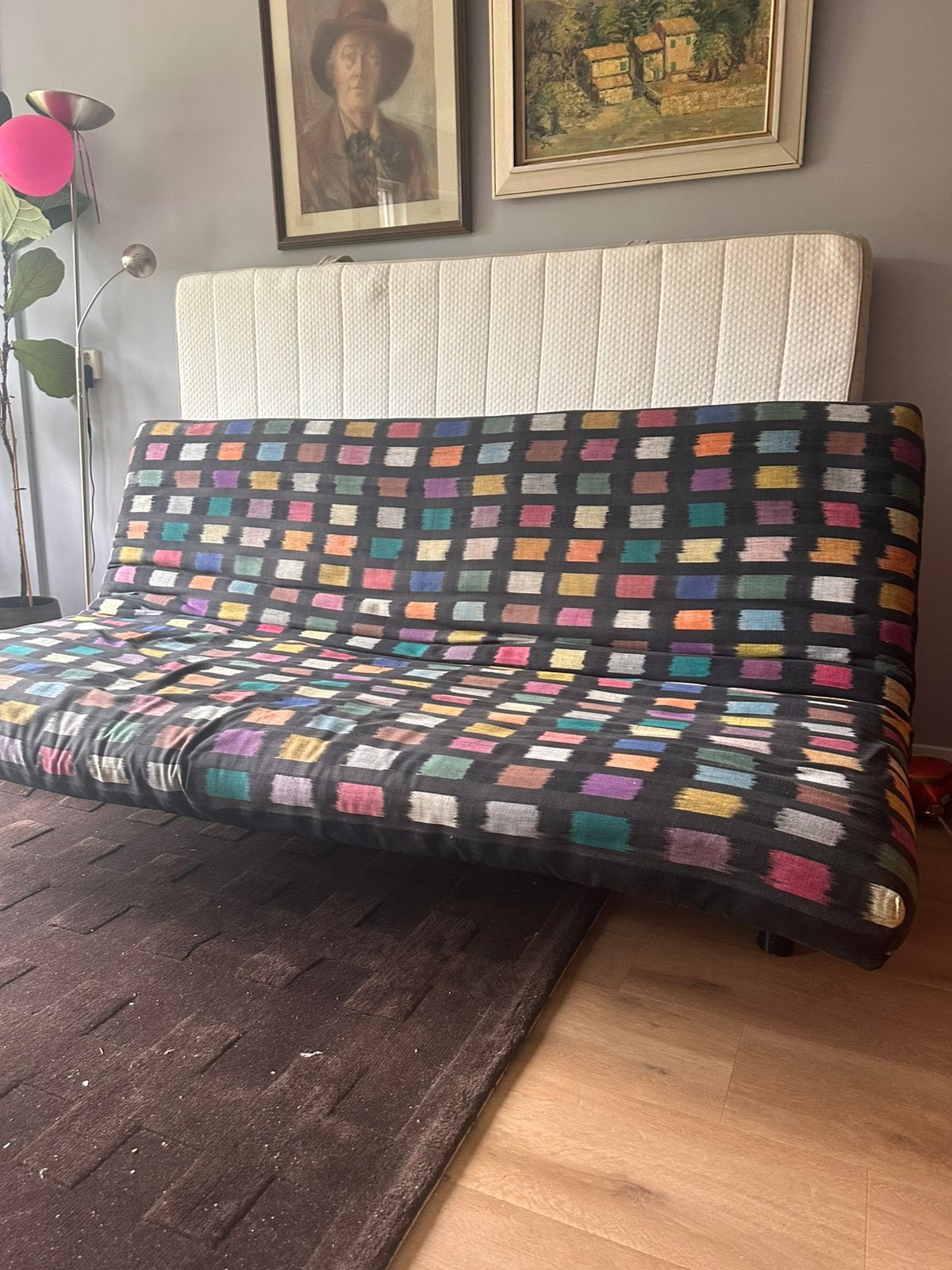 Bedbank, Ophalen, Gebruikt, Overige kleuren, Tweepersoons