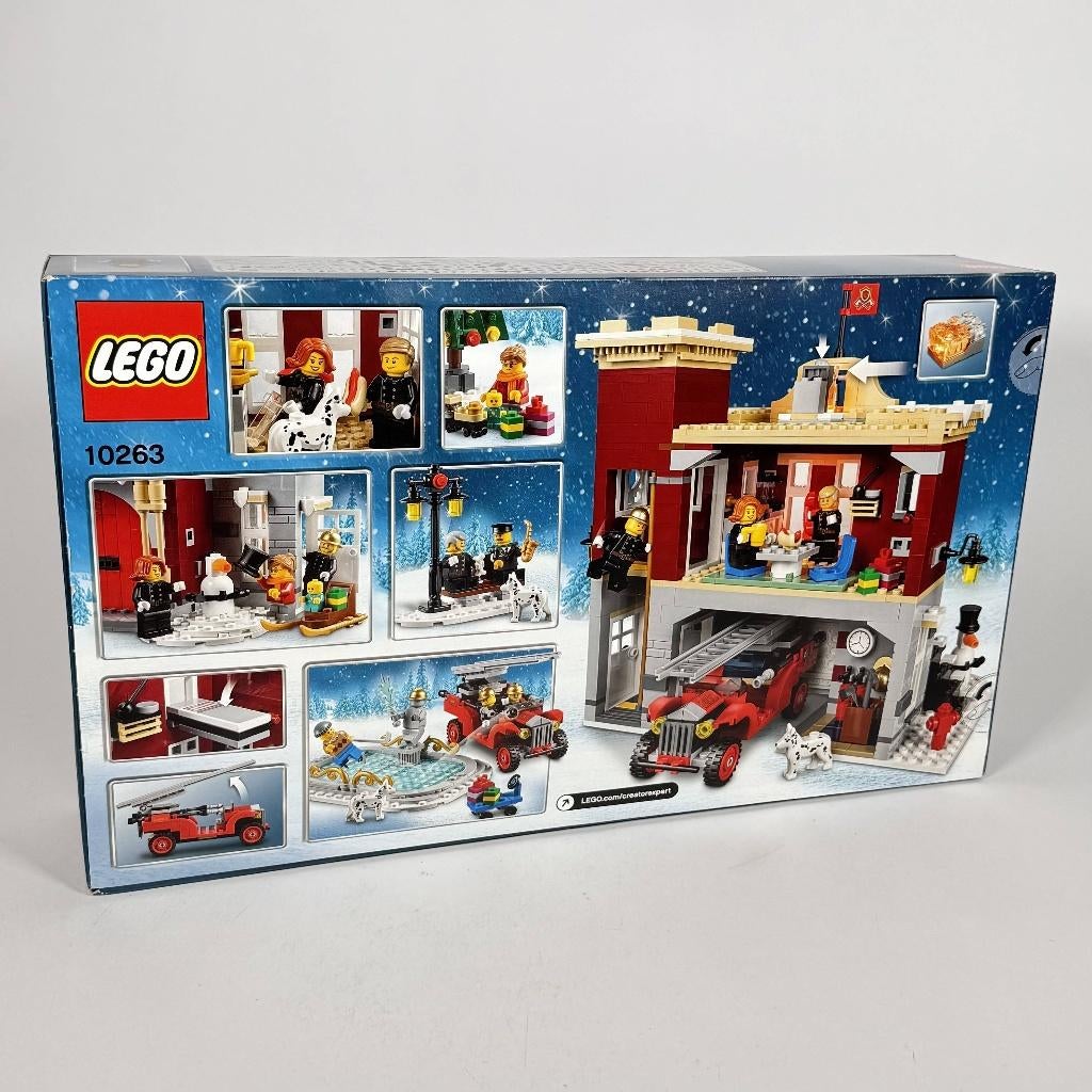 LEGO Creator Expert 10263 Winter Village Fire Station, Kinderen en Baby's, Speelgoed | Duplo en Lego, Lego, Nieuw, Ophalen of Verzenden