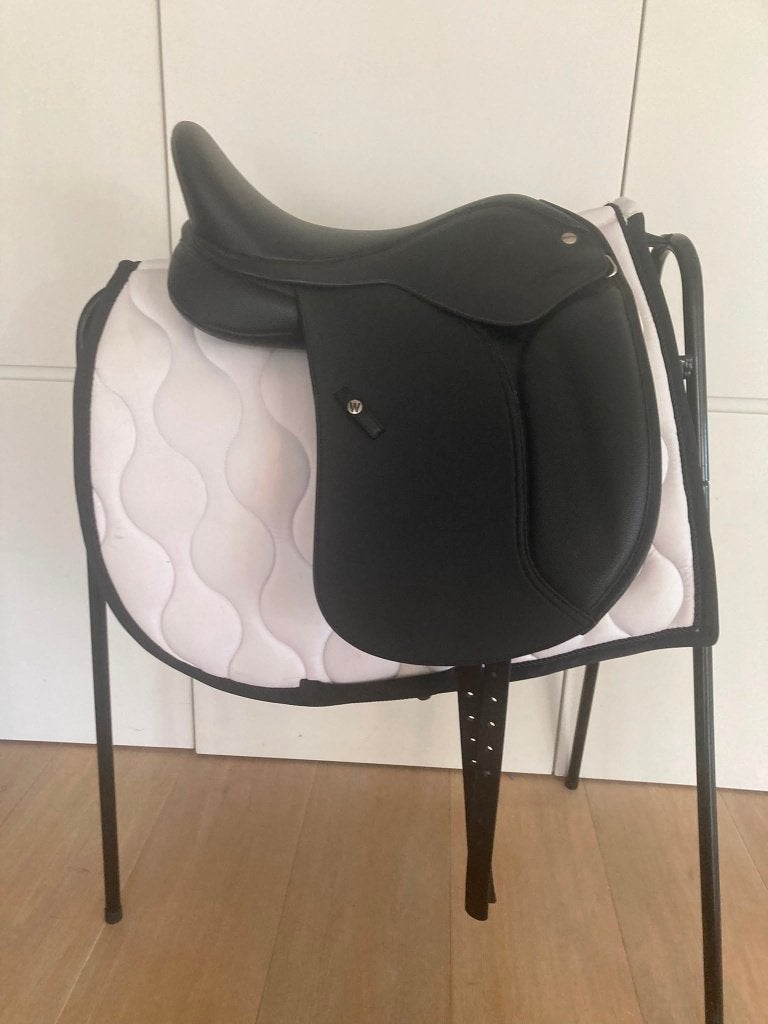 Zadel, XS (15.5 inch of kleiner), Aanpassysteem, Dressuur, Diepe zit