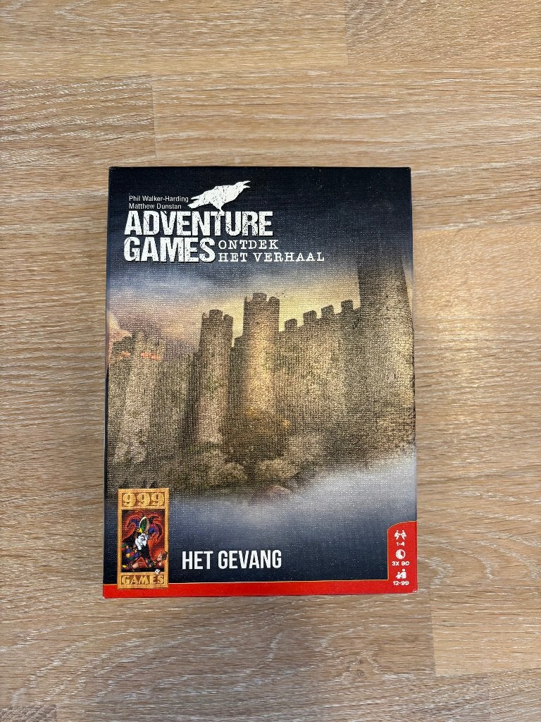 Adventure Games - Het gevang, Ophalen of Verzenden, Zo goed als nieuw, Een of twee spelers, 999 Games