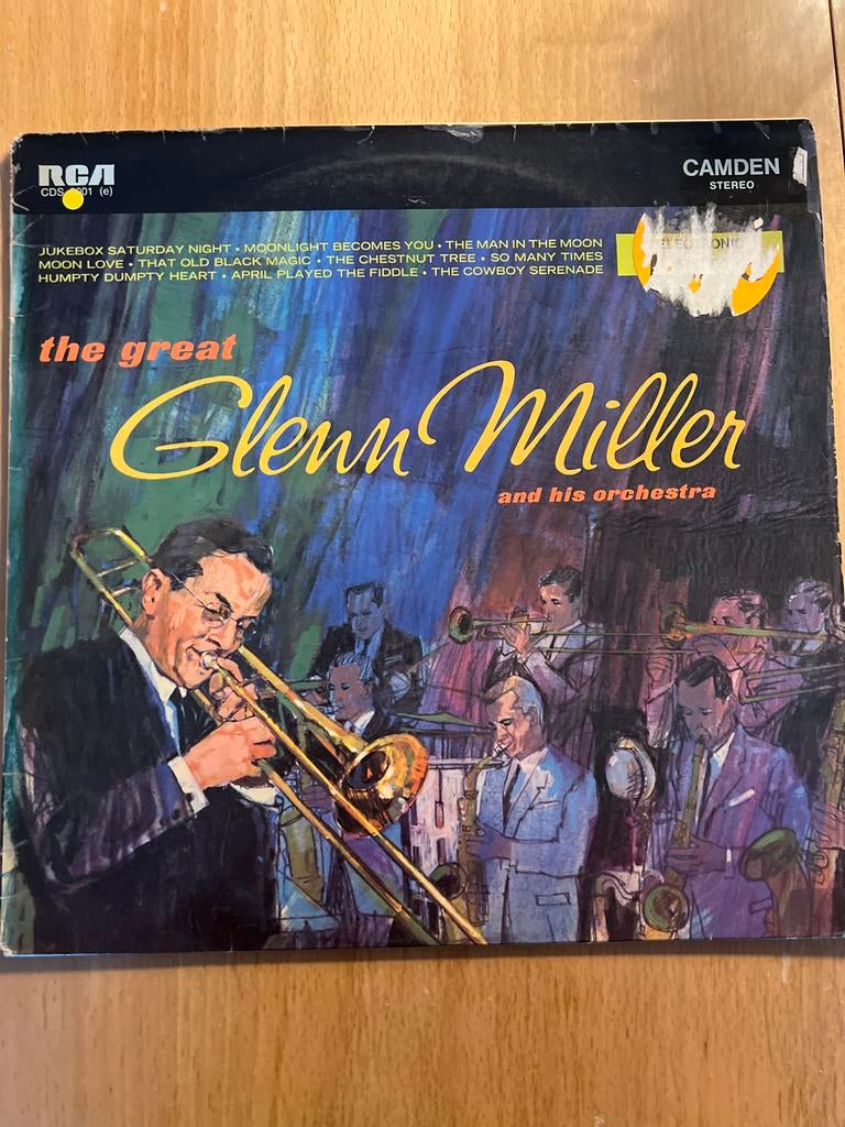The Great Glenn Miller and His Orchestra LP Vinyl, Ophalen of Verzenden, Zo goed als nieuw