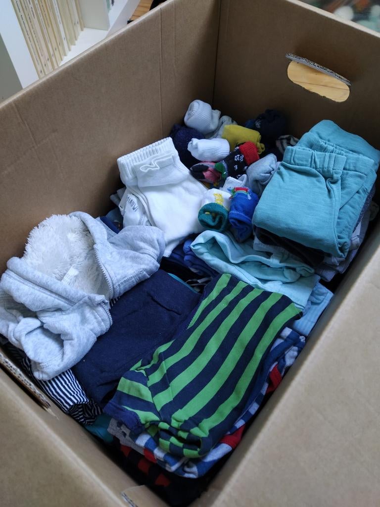Groot babykleding pakket maat 50 en 56, Ophalen, Zo goed als nieuw, Maat 50