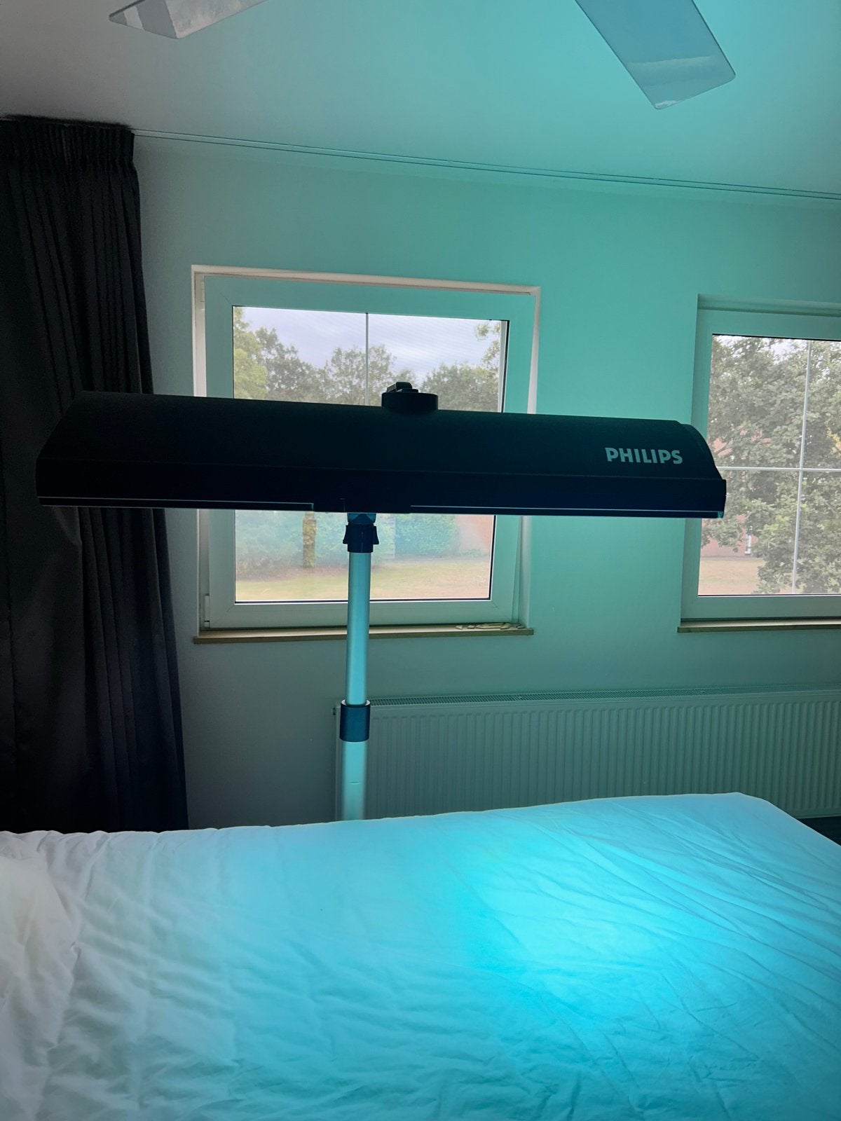 Philips inklapbare zonnebank - Compact en handig, Witgoed en Apparatuur, Ophalen, Gebruikt, Zonnebank enkelzijdig, Minder dan 10 lampen