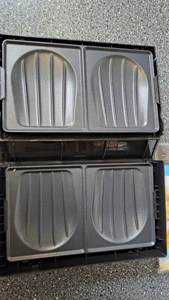 Tefal snack collection platen croque monsieurs, Onbekend, Ophalen of Verzenden, Zo goed als nieuw, Onbekend