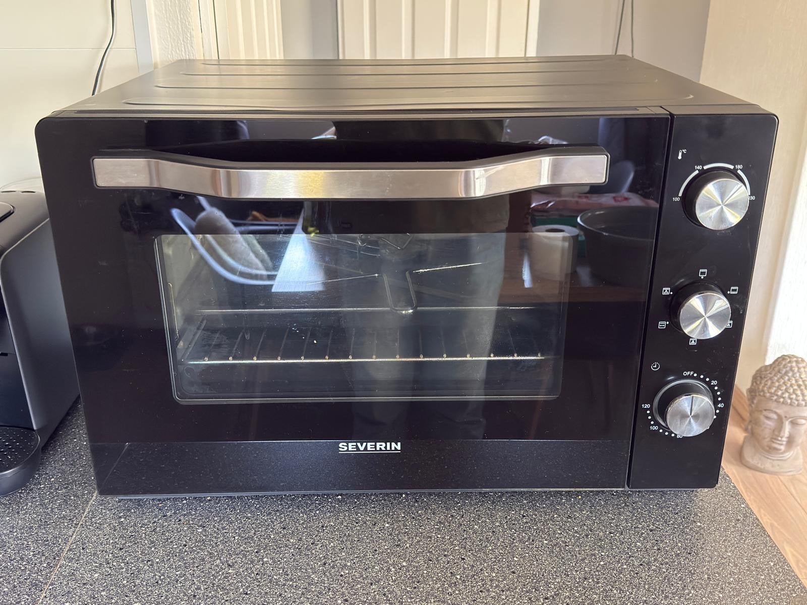 Severin Mini-oven - Compact en veelzijdig, Ophalen, Minder dan 45 cm, Hete lucht, Zo goed als nieuw