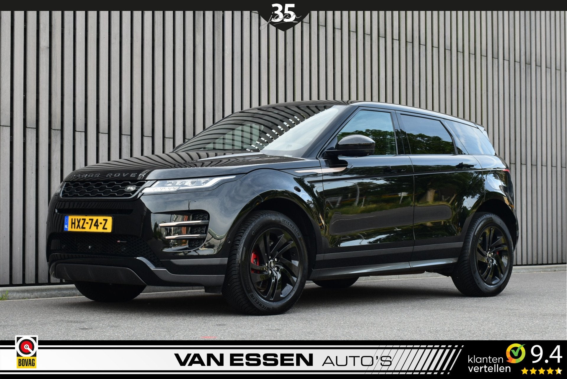 Land Rover Range Rover Evoque 1.5 P300e AWD R-Dynamic S Navi, 309 pk, Euro 6, Parkeersensor, Zwart