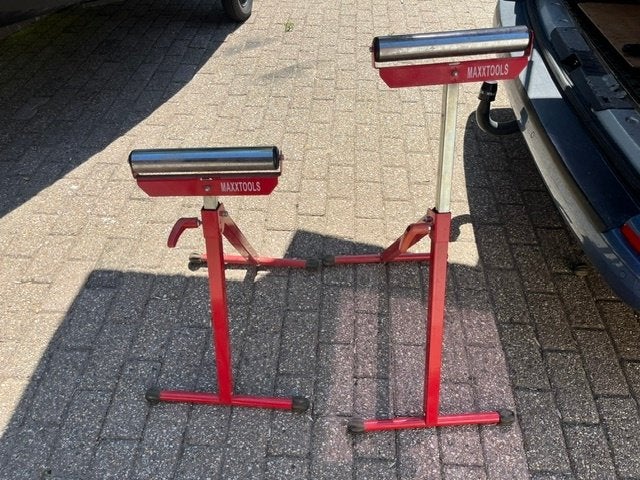 Rollersteunen, verstelbare, Auto diversen, Ophalen of Verzenden, Gebruikt, Manueel, Garagekrik