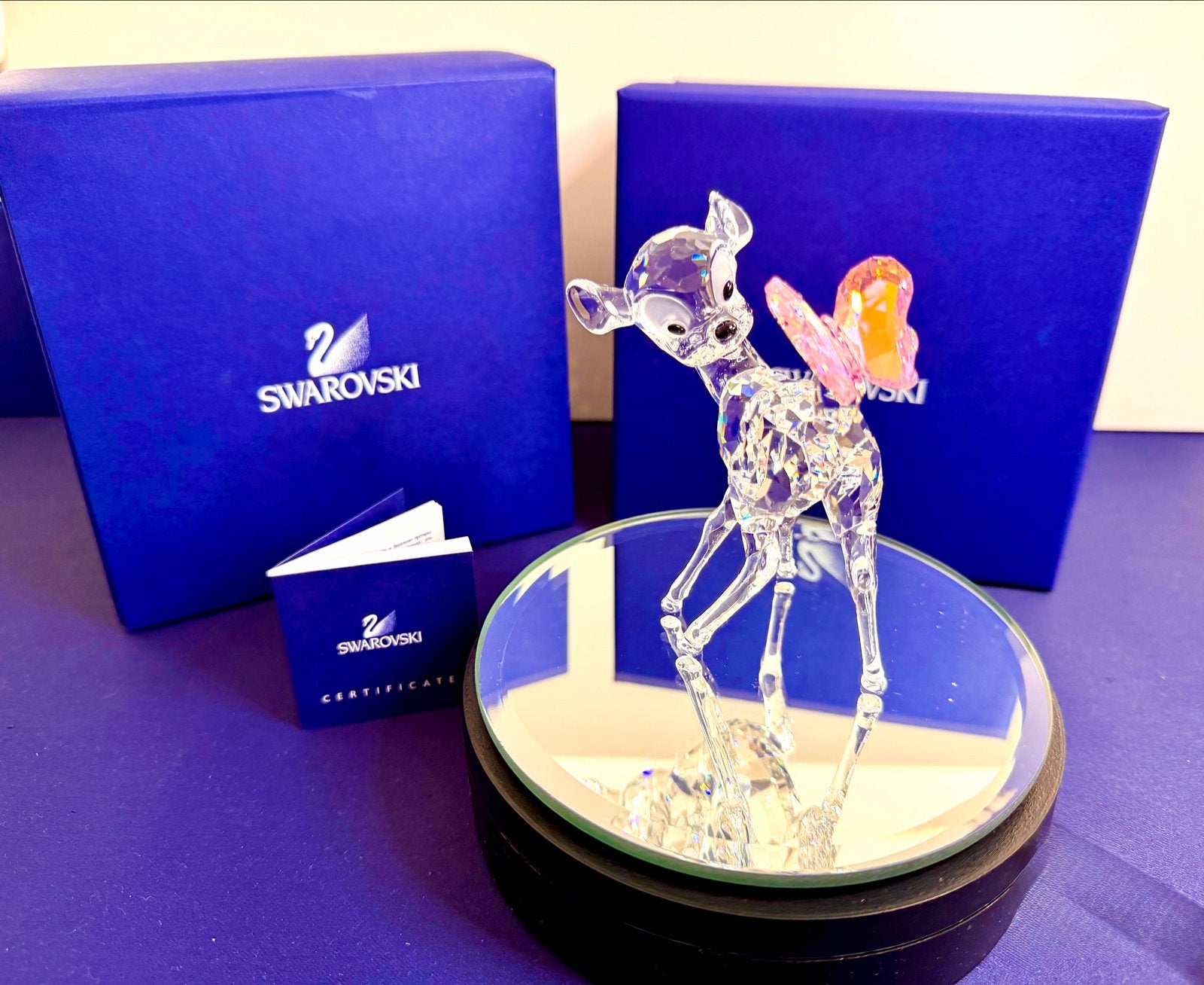 Swarovski Disney - Bambi (943951) - Compleet met Doos & Cert, Verzamelen, Swarovski, Ophalen of Verzenden, Zo goed als nieuw, Figuurtje