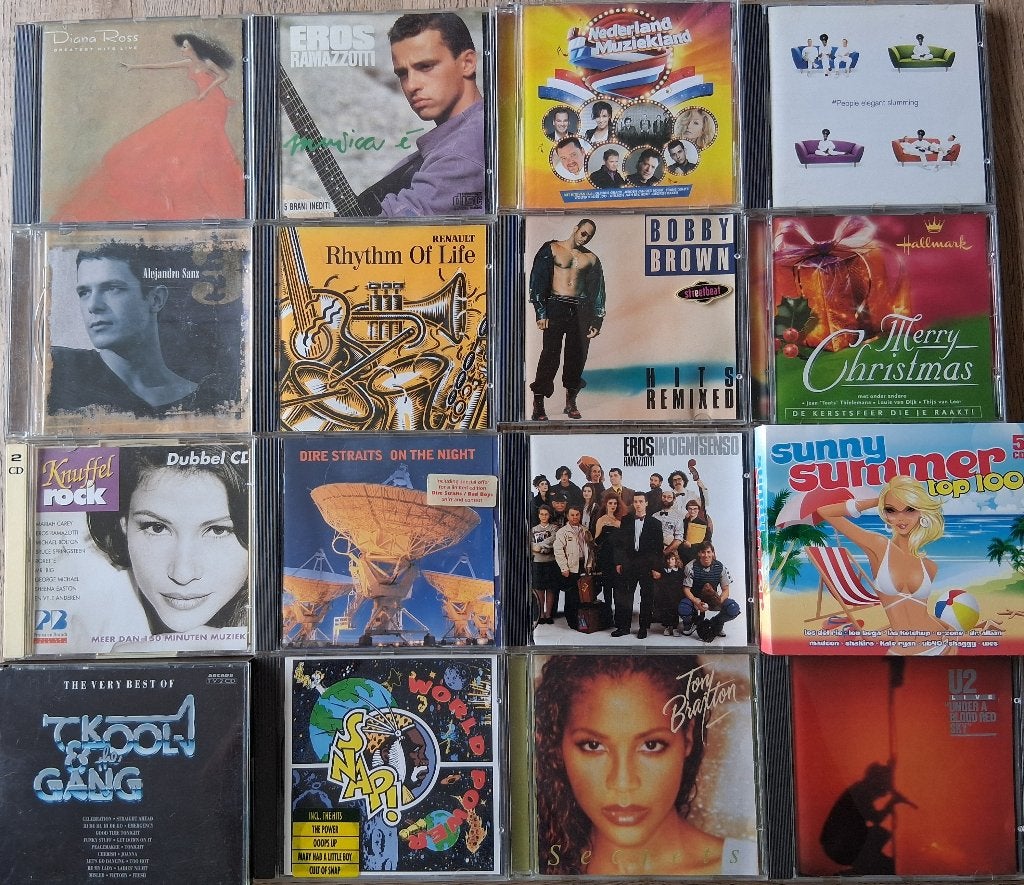 Te koop 128 cd"s, Ophalen, Gebruikt, Overige typen