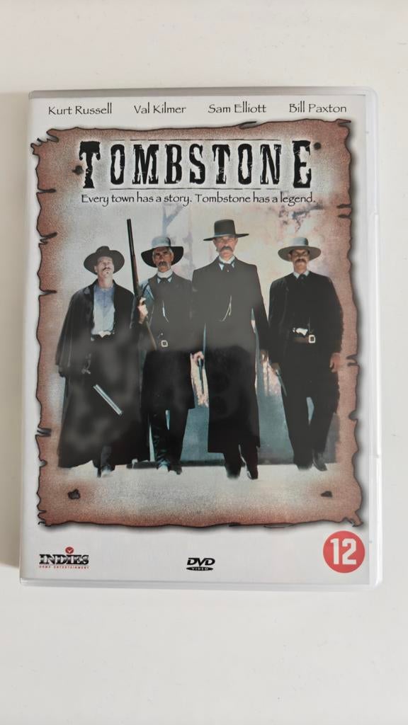 Tombstone DVD 1993 Western, Cd's en Dvd's, Dvd's | Klassiekers, Vanaf 16 jaar, 1980 tot heden, Ophalen of Verzenden, Zo goed als nieuw