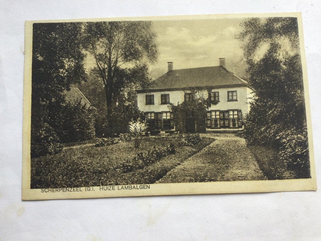 Ansichtkaarten Scherpenzeel verzendkosten 1,40 euro risico k, Verzenden, 1920 tot 1940, Gelderland