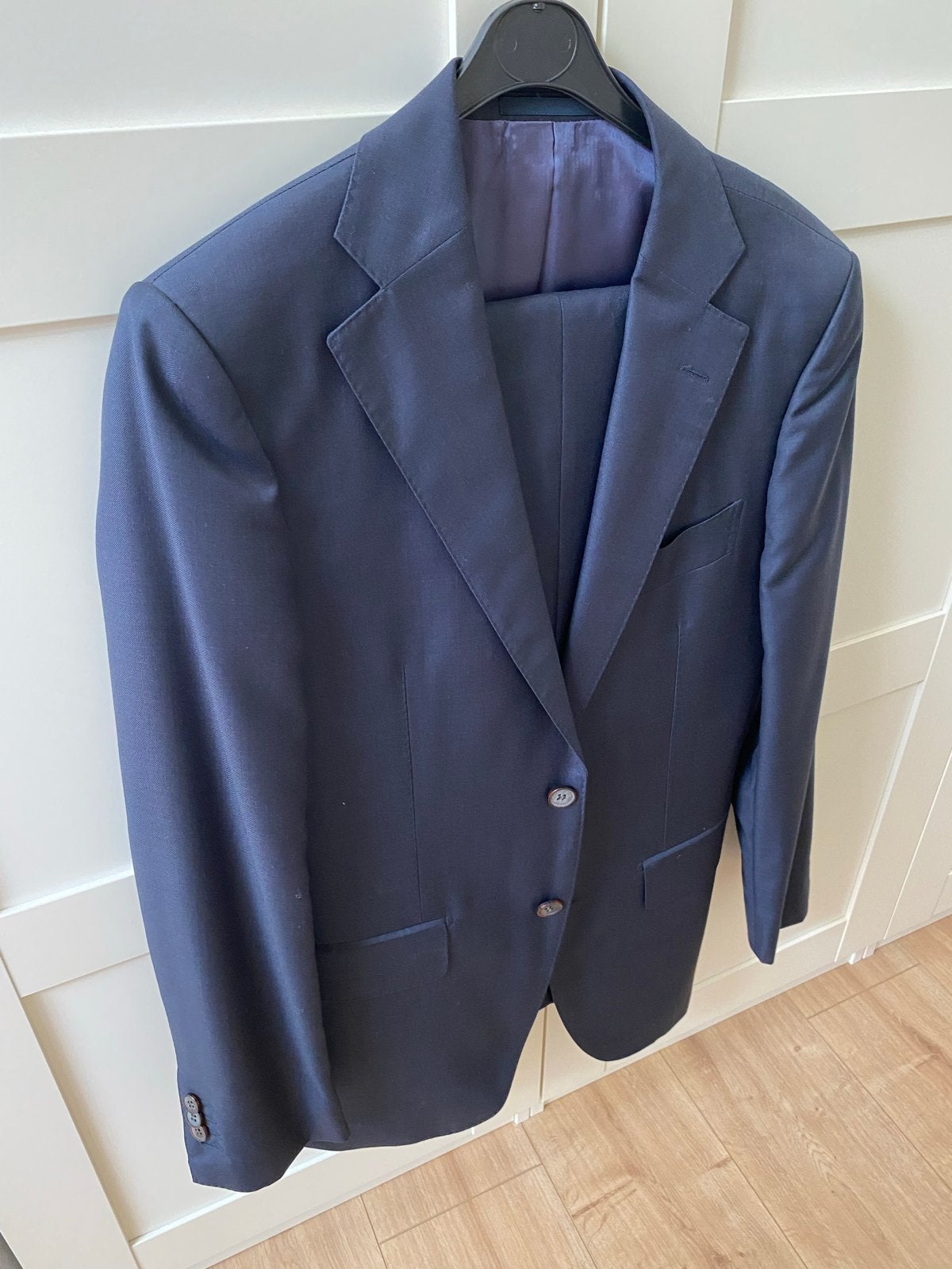 Suitsupply Pak - Donkerblauw - Maat 46 (S), Ophalen, Zo goed als nieuw, Maat 46 (S) of kleiner, Blauw