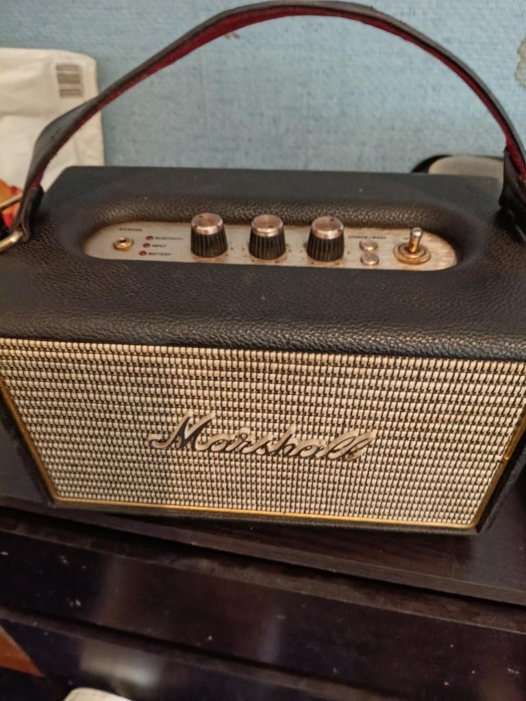 Marshall bluetooth speaker, Audio, Tv en Foto, Luidsprekers, Gebruikt, Overige typen, 60 tot 120 watt, Ophalen