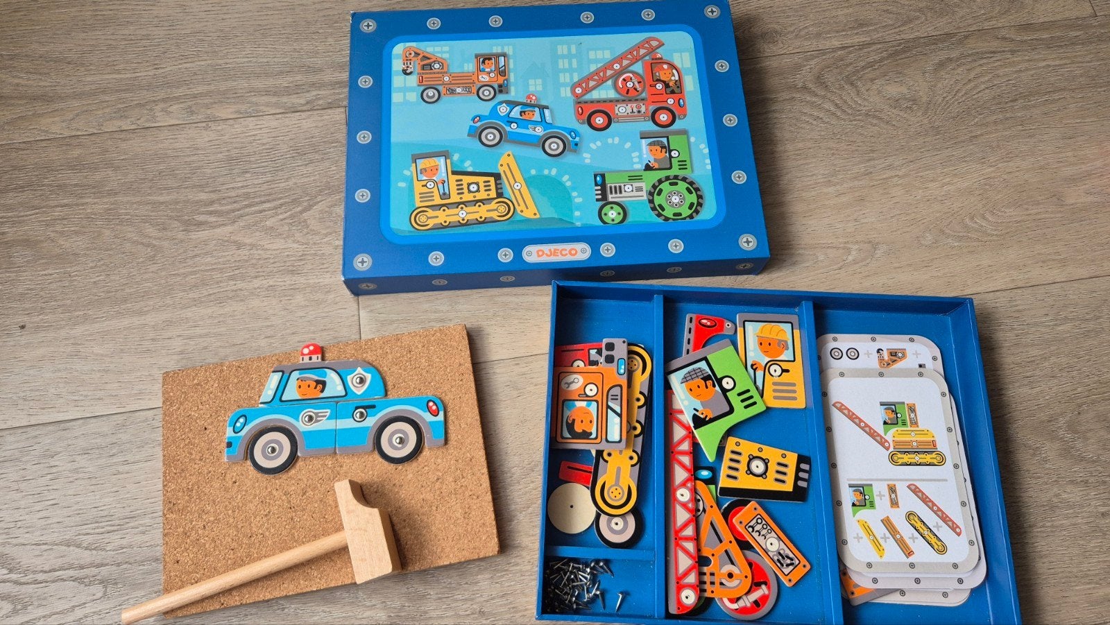 Djeco hamer knutsel spel, Kinderen en Baby's, Ophalen of Verzenden, Gebruikt, Bouwen
