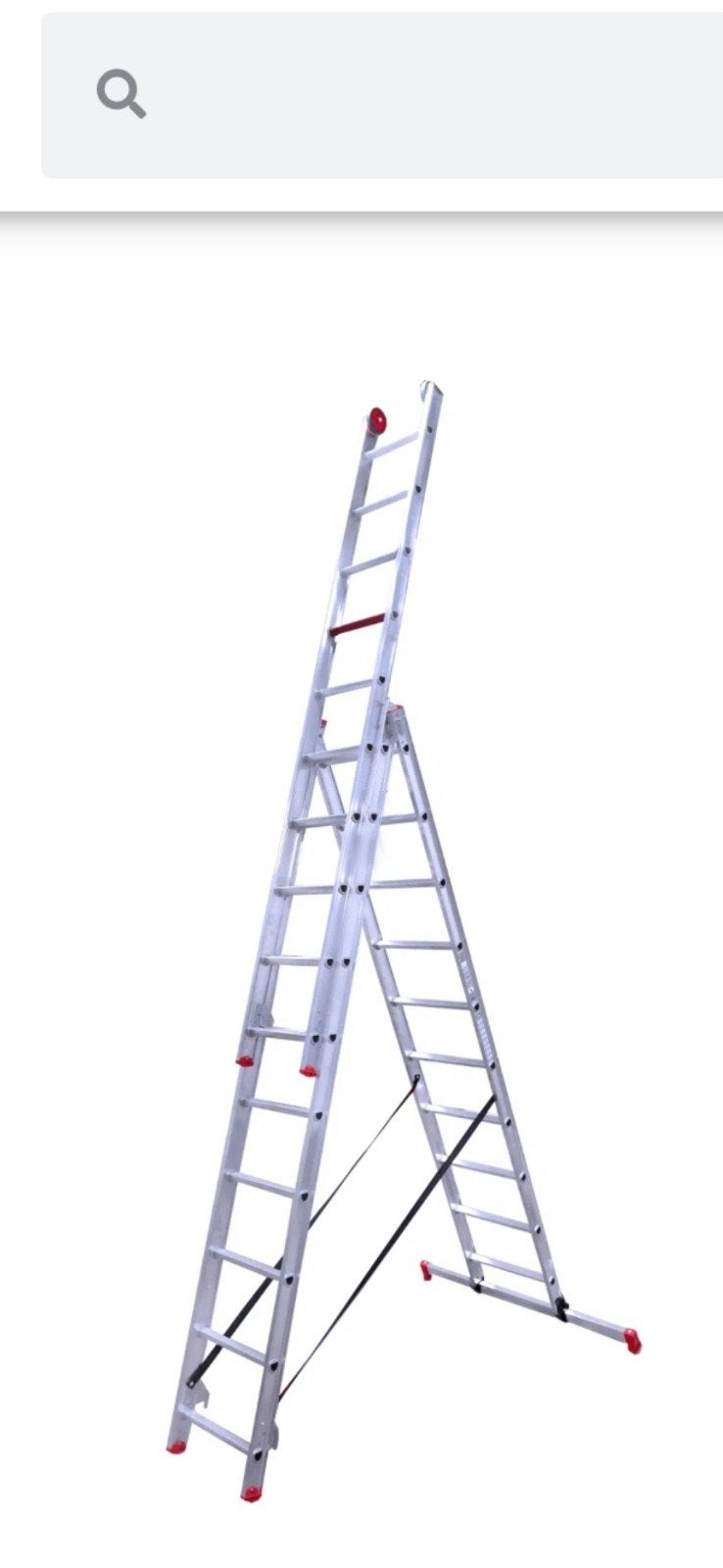 Altrex ladder 3x 12 sporten reformladder, Ophalen of Verzenden, Zo goed als nieuw, 4 meter of meer