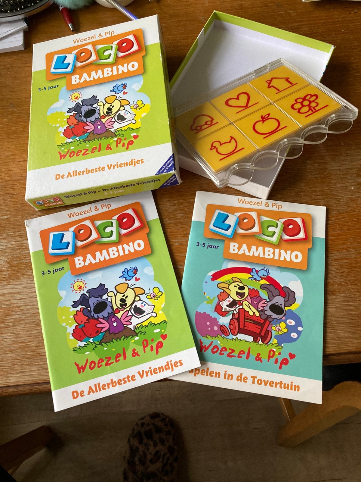 Loco bambino woezel en pip set, Ophalen of Verzenden, Gebruikt, Puzzelen
