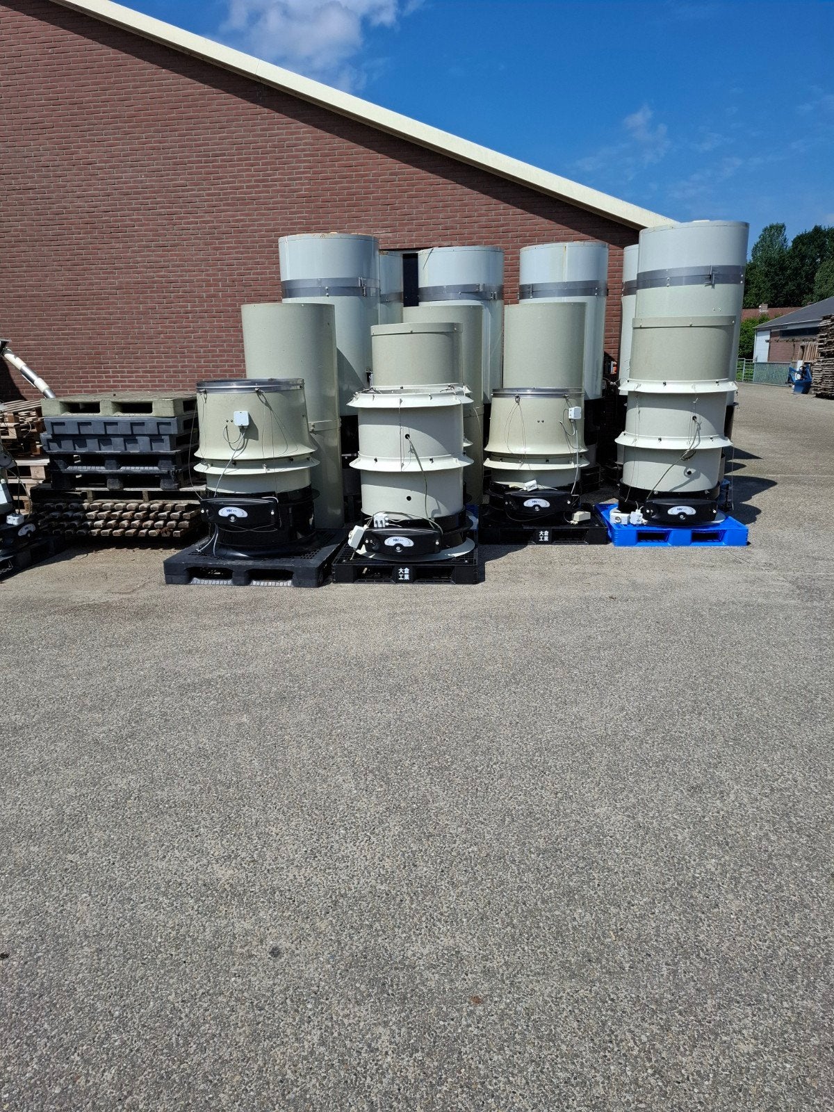 Ventilatiesysteem voor veeschuur (kalverstal)