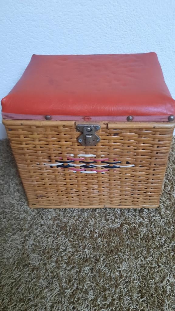 Oude viskoffer/Vintage, Watersport en Boten, Ophalen of Verzenden, Gebruikt, Koffer of Tas