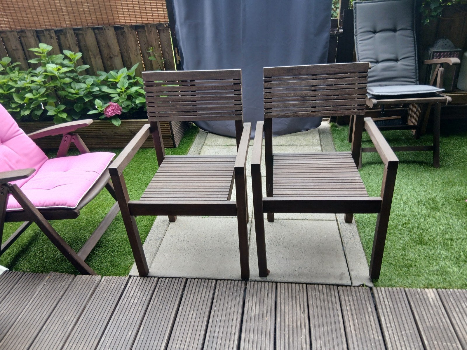 2 x tuinstoelen stevig en van goed kwaliteit, Minder dan 3 m³, Ophalen