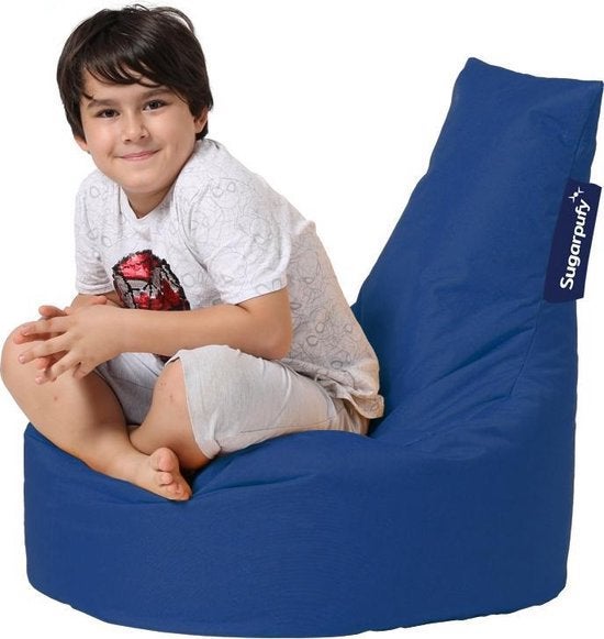 Zitzak van Sugarpufy, Ophalen, Zo goed als nieuw, Blauw