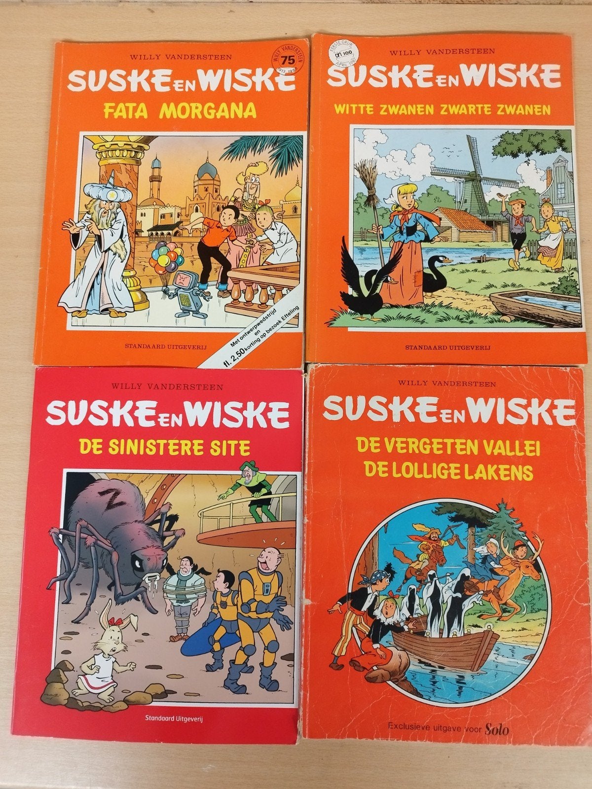 Suske en Wiske reclame uitvoeringen, Meerdere stripboeken, Ophalen of Verzenden, Gelezen, Willy Vandersteen