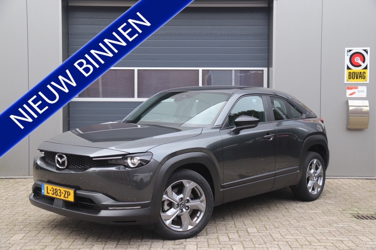 Mazda MX-30 e-SkyActiv 145 Comfort 36 kWh, Stoel & Stuurverw, Auto's, Gebruikt, Zwart, Origineel Nederlands, MX-30